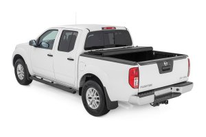 Nissan Frontier Hard Tri-Fold Flip Up Bed Cover - Rough Country - Second-Generation - '05-'21